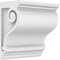 Ekena Millwork Standard Scroll Architectural Grade PVC Corbel, 7"W x 4"D x 8"H CORP07X04X08SCR - alternate 1